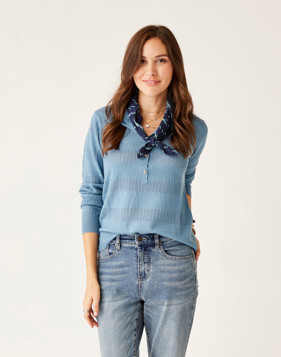 AMARA STORM POINTELLE SWEATER
