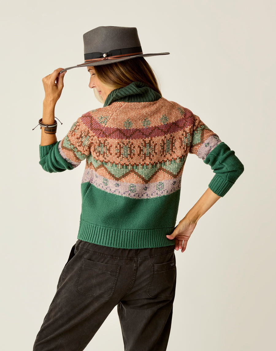 BISTRO NEVE FAIRISLE TURTLENECK SWEATER
