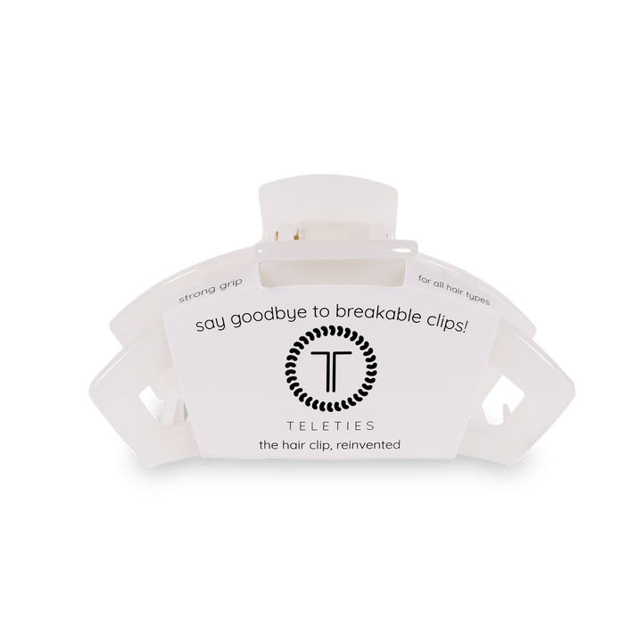 COCONUT WHITE MEDIUM OPEN HAIR CLIP