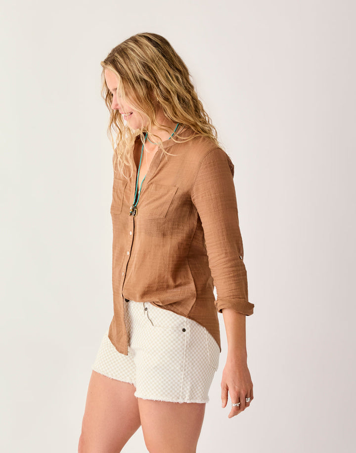 DYLAN RUM TEXTURED TUNIC