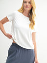 JILL LUXE KNIT TEE