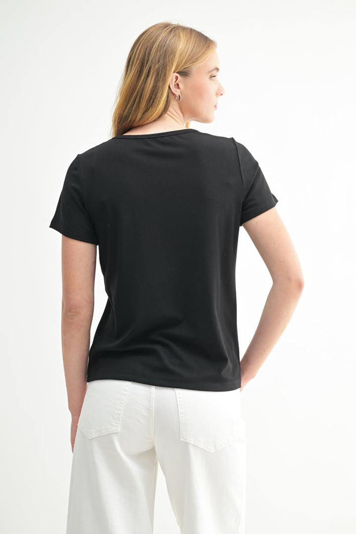 JILL LUXE KNIT TEE