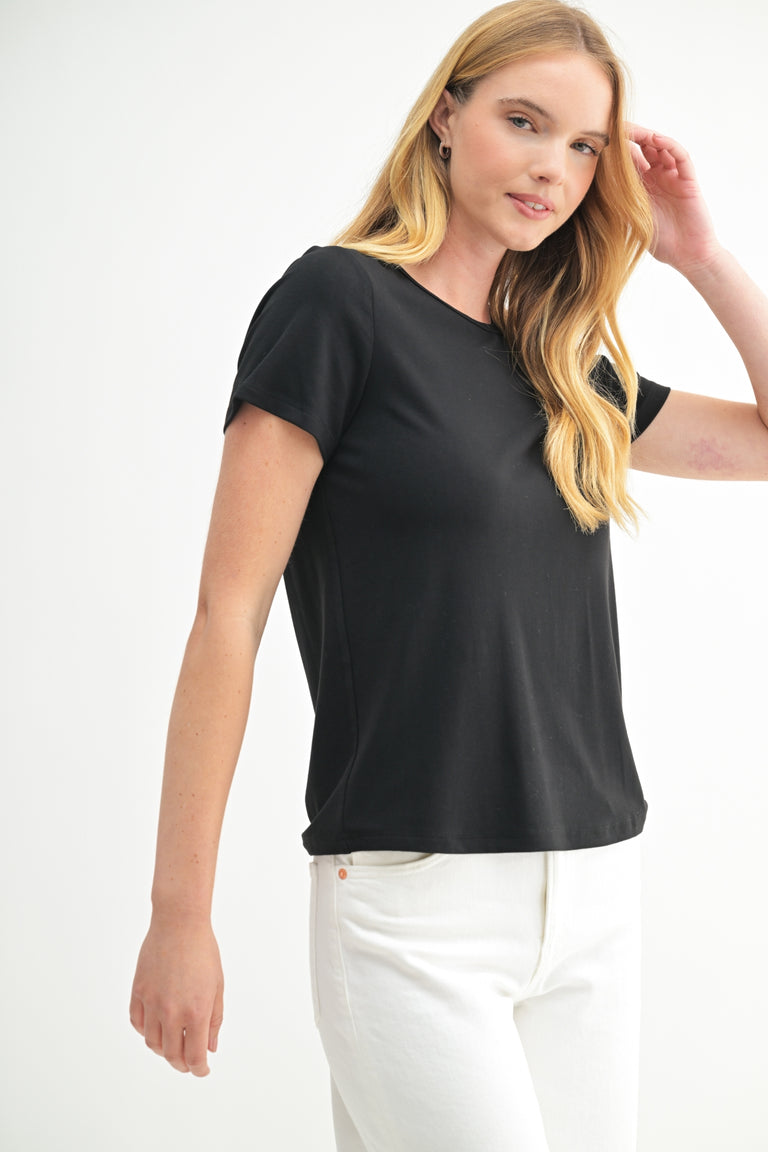 JILL LUXE KNIT TEE