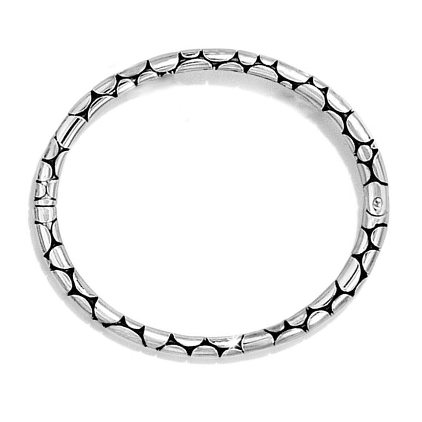 PEBBLE SLIM HINGED BANGLE

