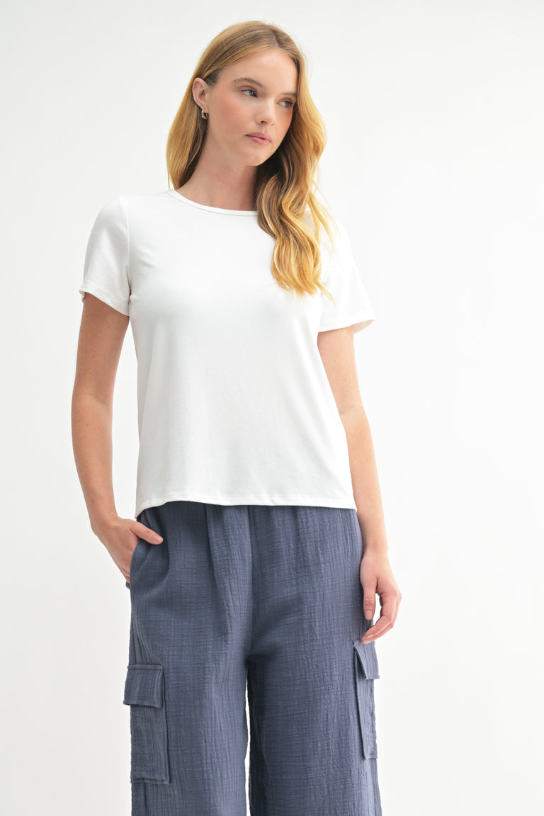 JILL LUXE KNIT TEE