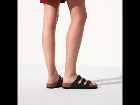 FLORIDA BLACK SOFT FOOTBED BIRKO-FLOR SANDAL