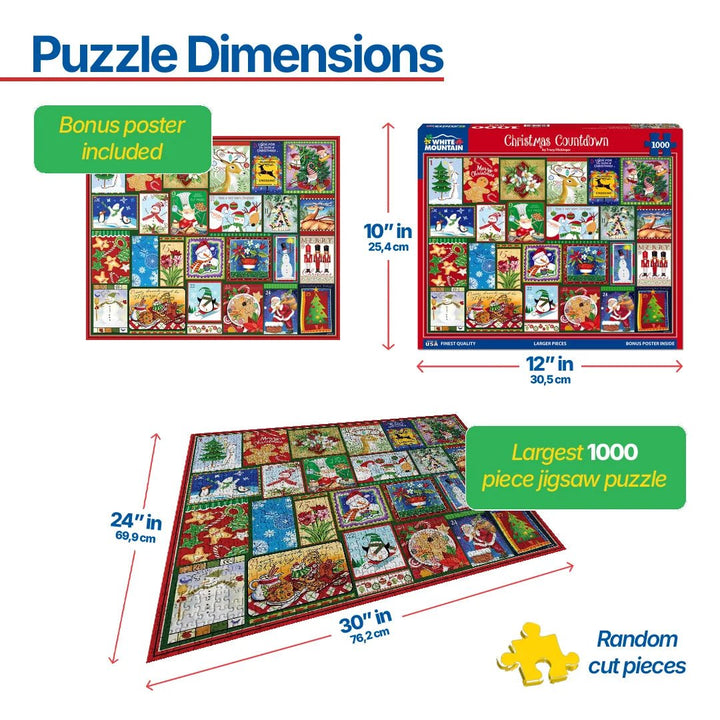 CHRISTMAS COUNTDOWN 1000 PIECE PUZZLE