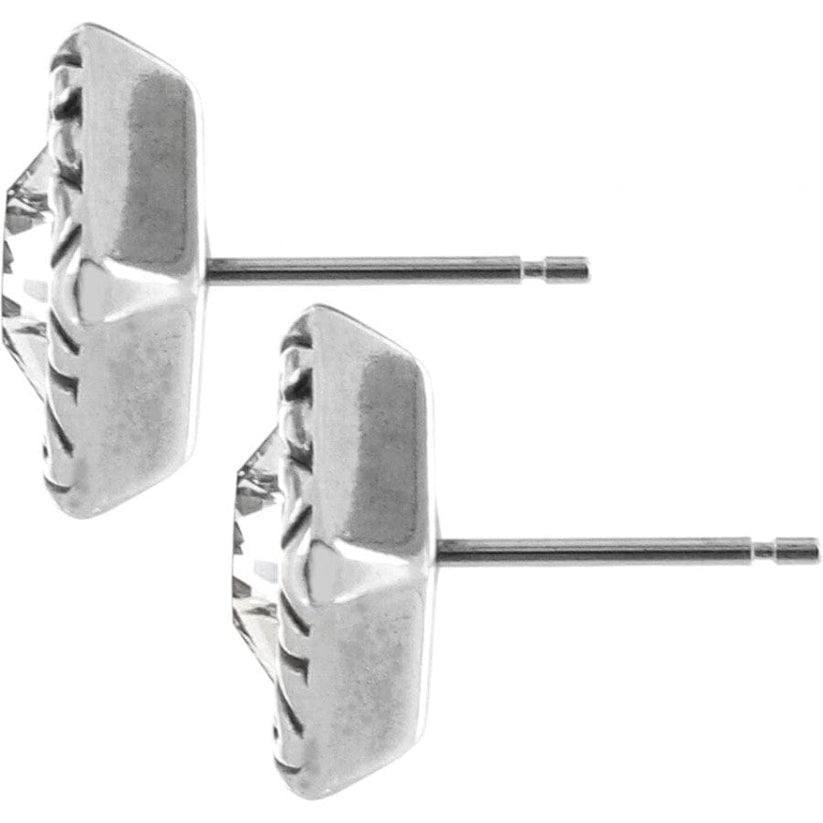 CLEAR REGINA MINI POST EARRINGS
