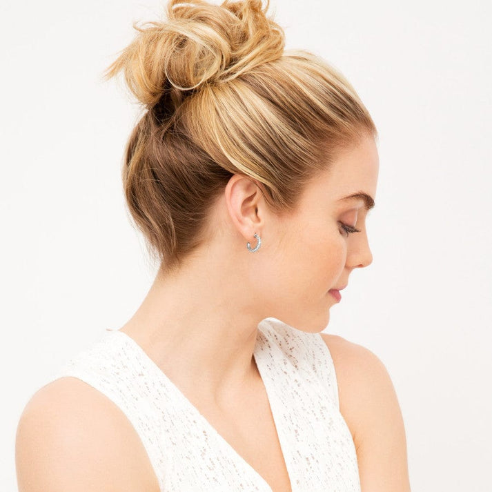 SECRET OF LOVE MINI HOOP EARR
