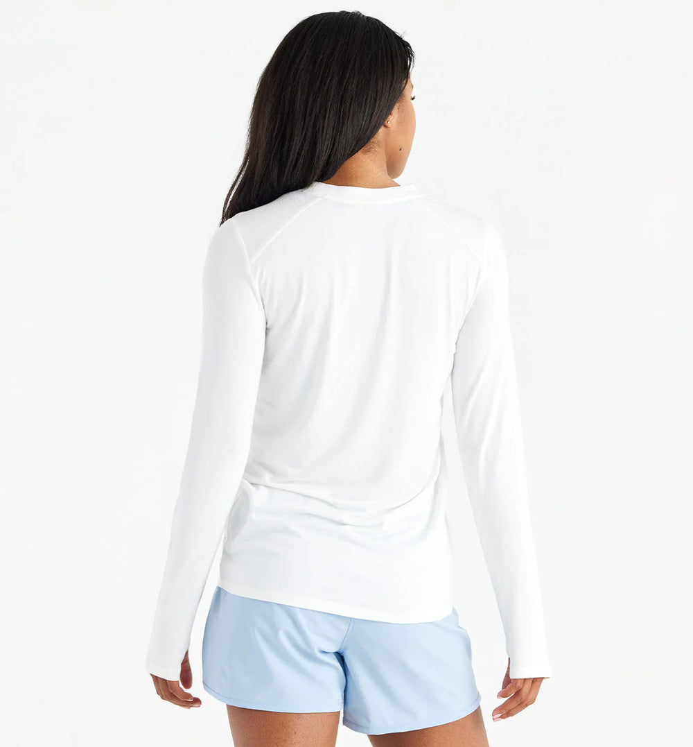 BRIGHT WHITE BAMBOO SHADE LONG SLEEVE II
