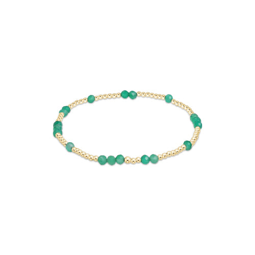 EXTENDS - GREEN ONYX HOPE UNWRITTEN GEMSTONE BRACELET