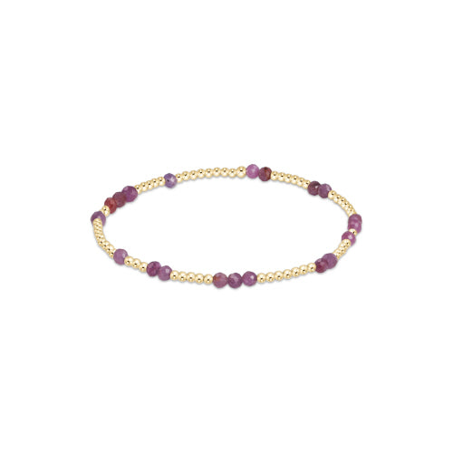 EXTENDS - RUBY HOPE UNWRITTEN GEMSTONE BRACELET