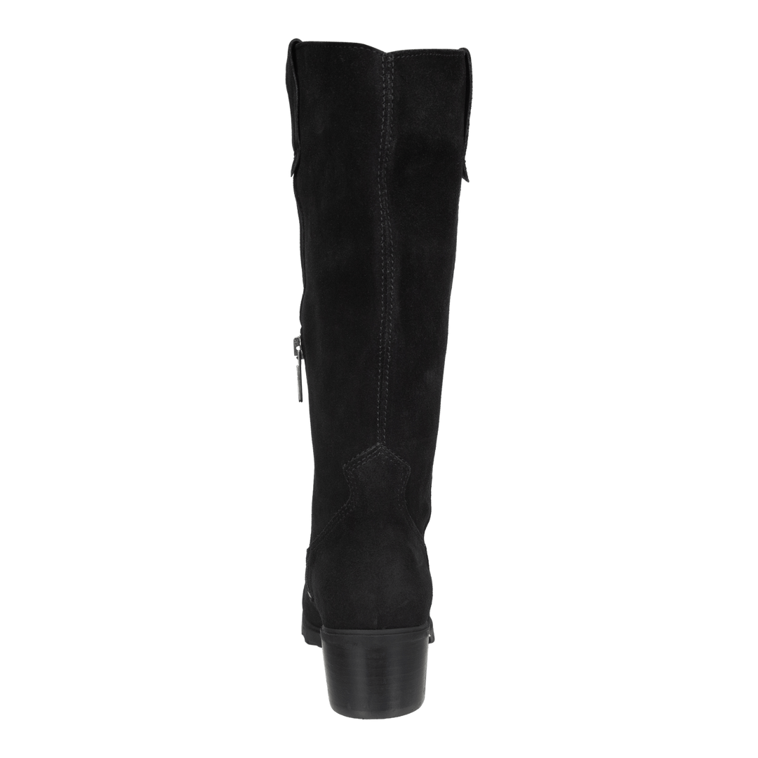 TALLOW BLACK SUEDE TALL BOOT