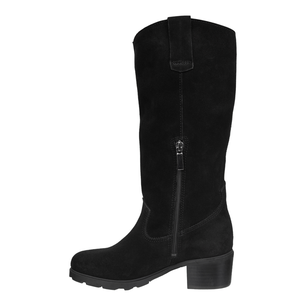 TALLOW BLACK SUEDE TALL BOOT
