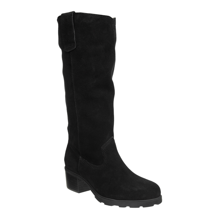 TALLOW BLACK SUEDE TALL BOOT