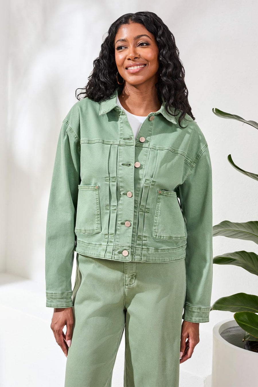 MOSS COMFORT STRETCH DENIM JACKET
