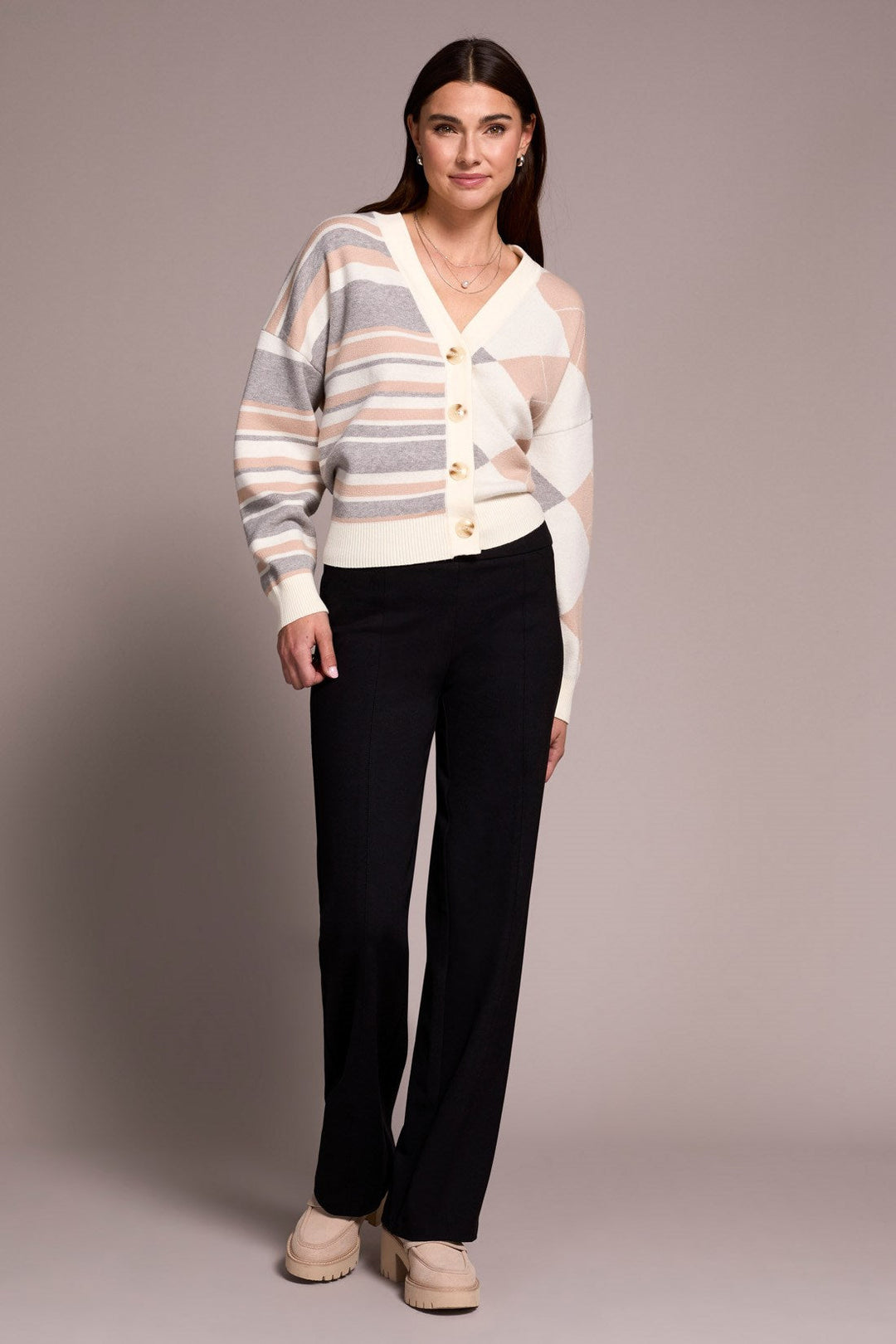 BLACK EVERY BODY PONTE PINTUCK PANT