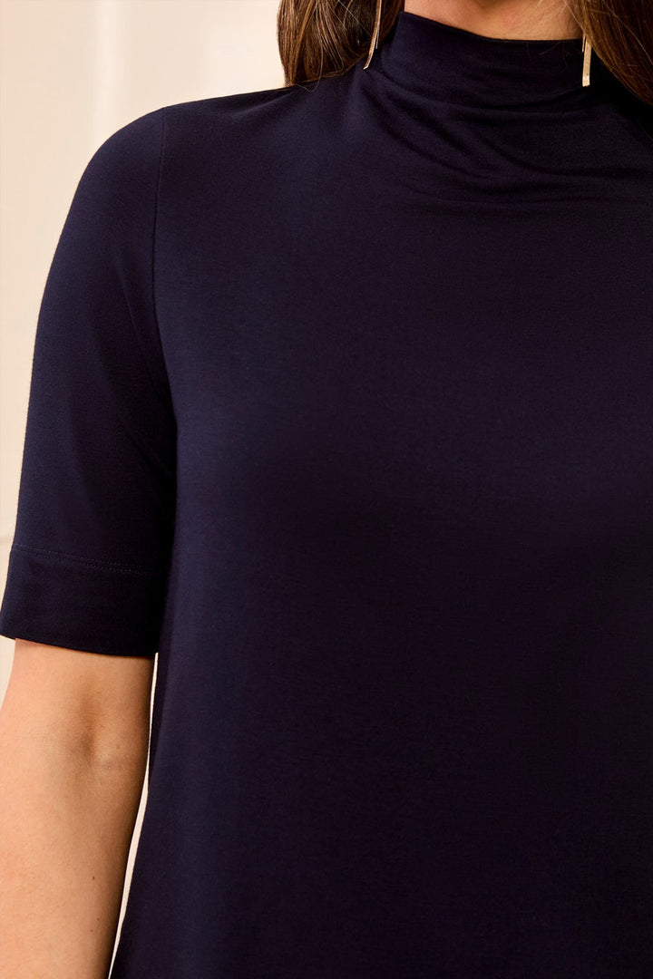 NIGHTFALL FUNNEL NECK KNIT TOP