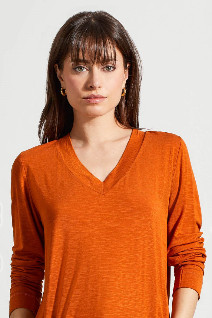 DARK DESERT V-NECK TOP