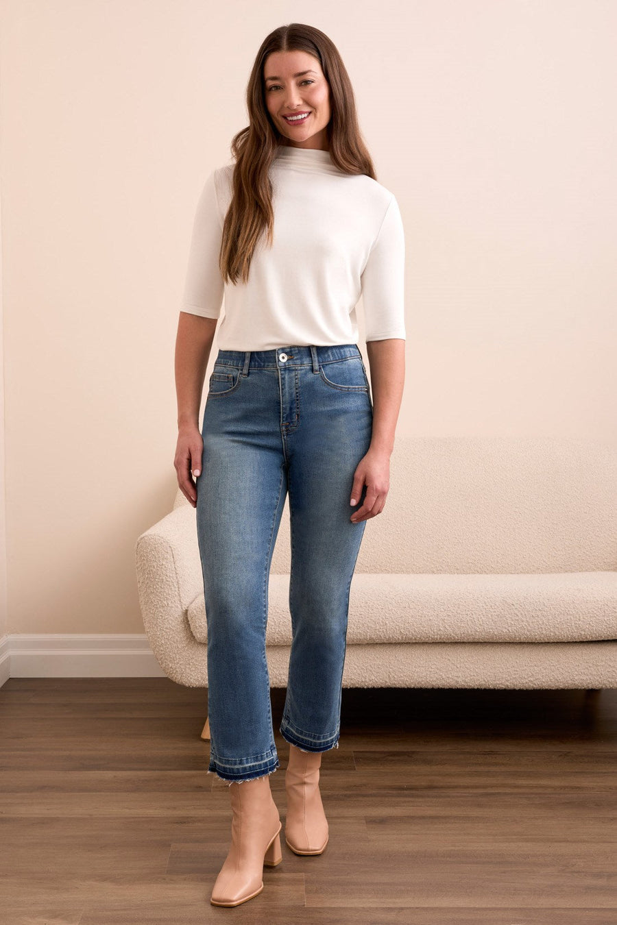 SOPHIA TRUE VINTAGE CURVY MICRO FLARE JEANS
