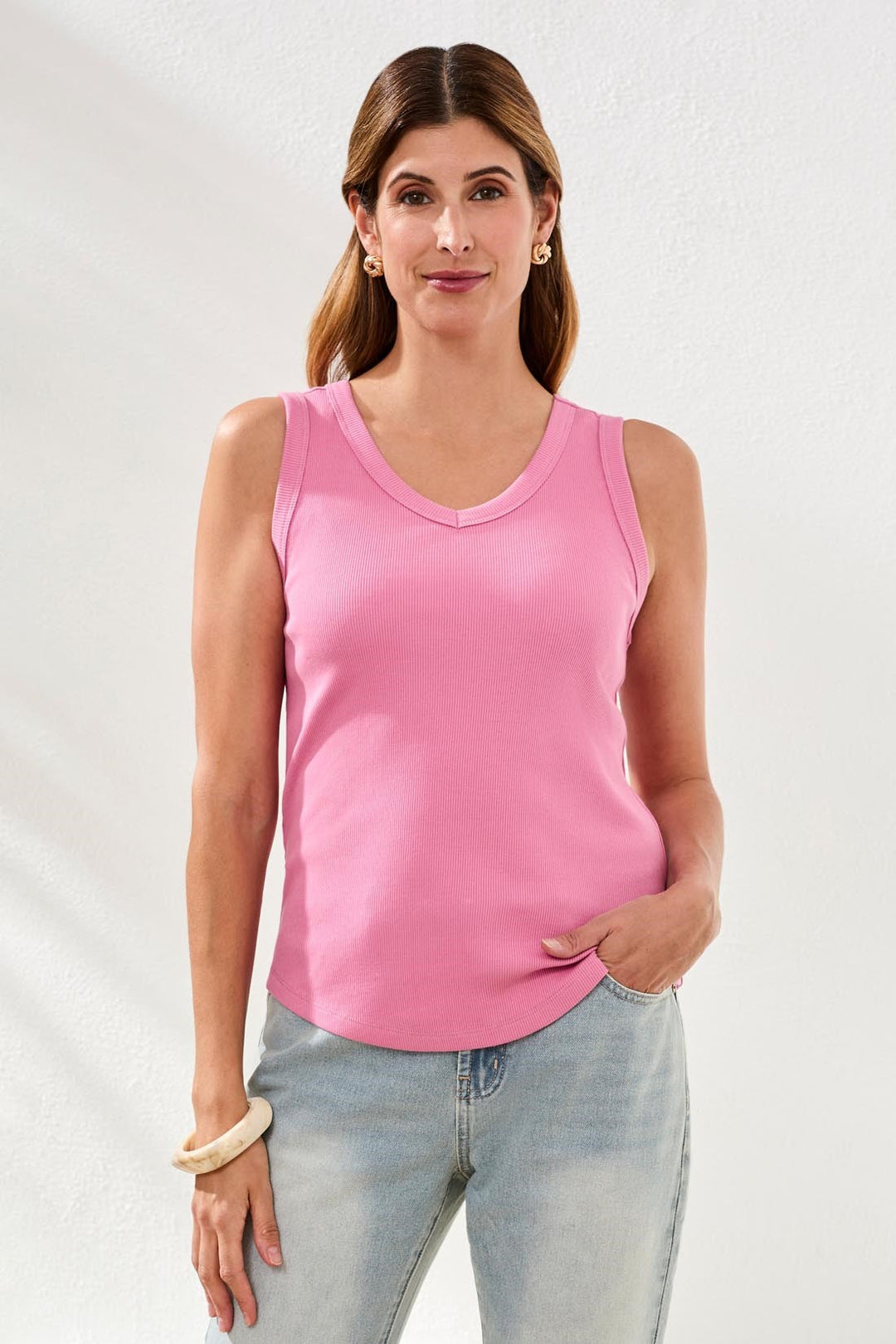 ROSESILK WEAR TWO WAYS TANK TOP