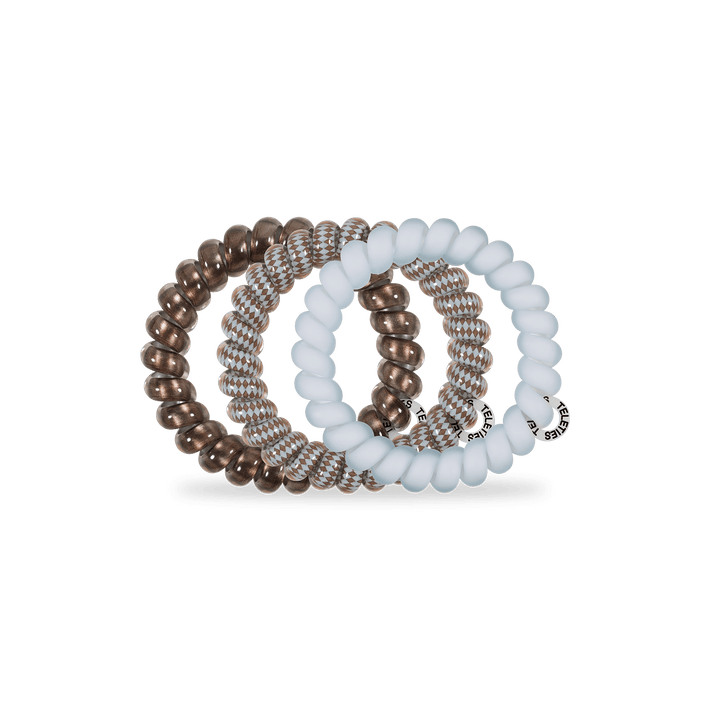 TRULY TAUPE SMALL SPIRAL HAIR TIES
