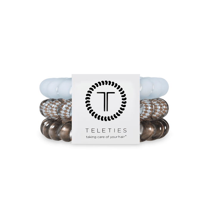 TRULY TAUPE SMALL SPIRAL HAIR TIES