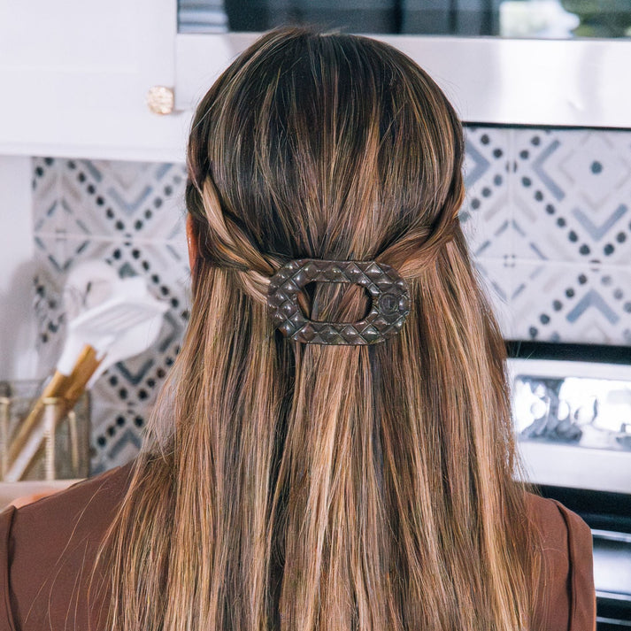 TRULY TAUPE SMALL FLAT HAIR CLIP