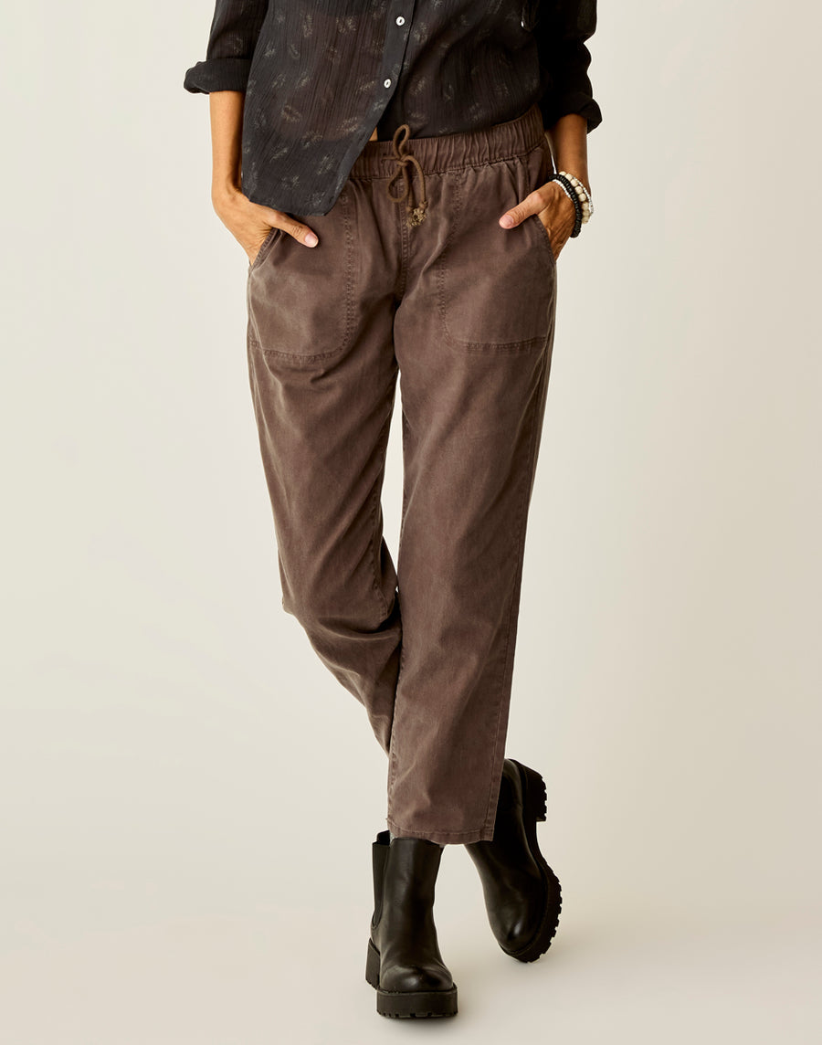 ZOE ESPRESSO TWILL PANT
