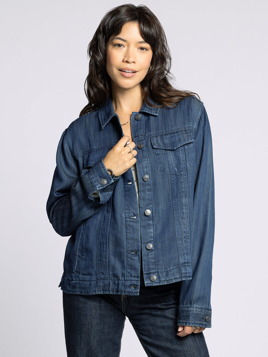 JACKIE INK WASH JACKET
