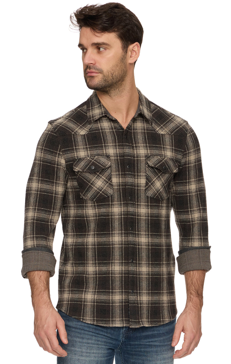 MEN'S LOREDO LONG SLEEVE HERO KNIT FLANNEL
