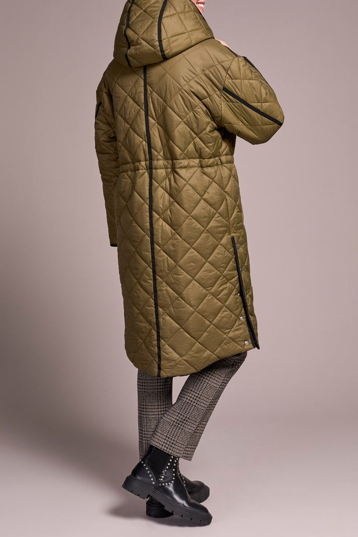 IVY HOODED REVERSIBLE QUILTED JACKET
