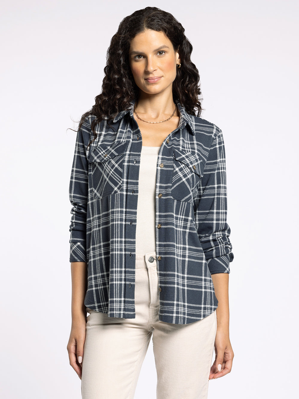 CASSIAN CHARCOAL & IVORY SHIRT
