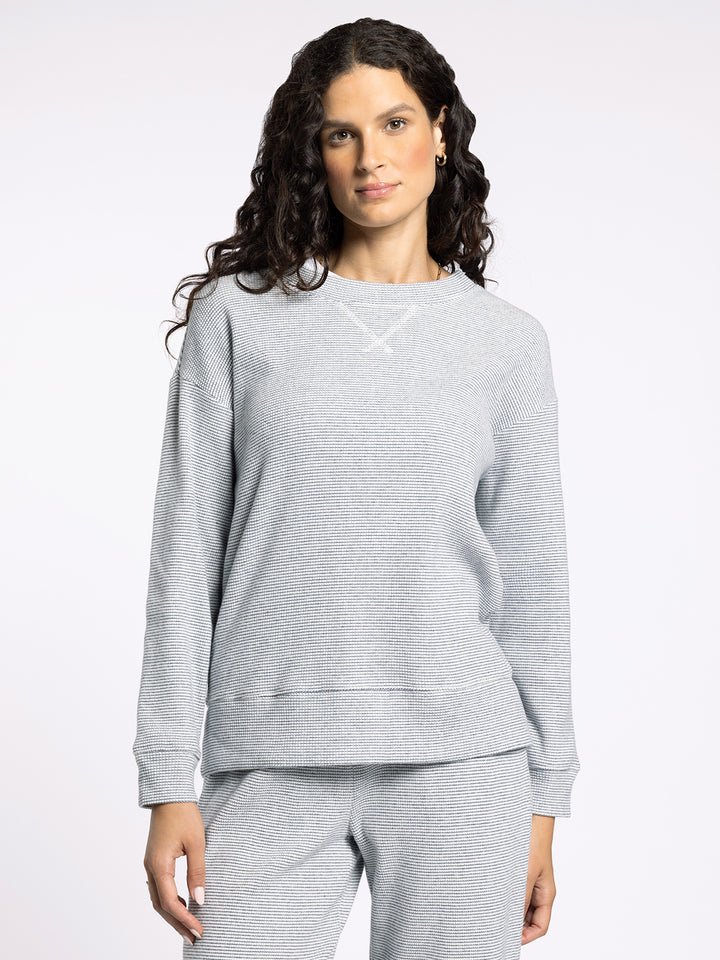 BLAINE CLOUD CHARCOAL CREW NECK SHIRT