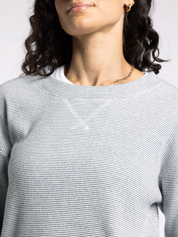 BLAINE CLOUD CHARCOAL CREW NECK SHIRT