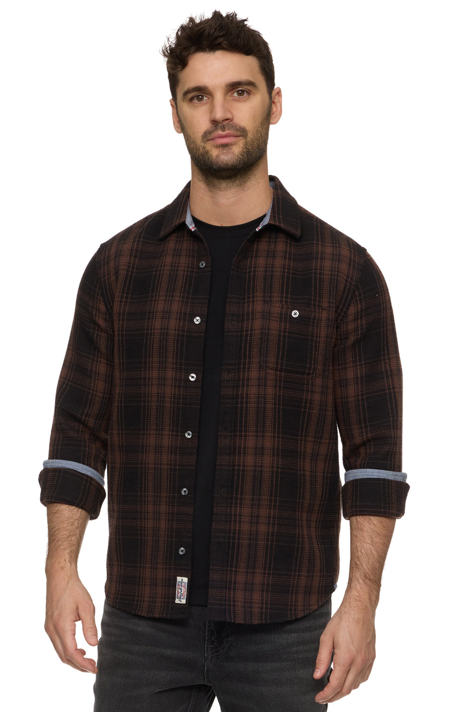 MEN'S WESTCHESTER BRUSHED WAFFLE SHIRT JACKET
