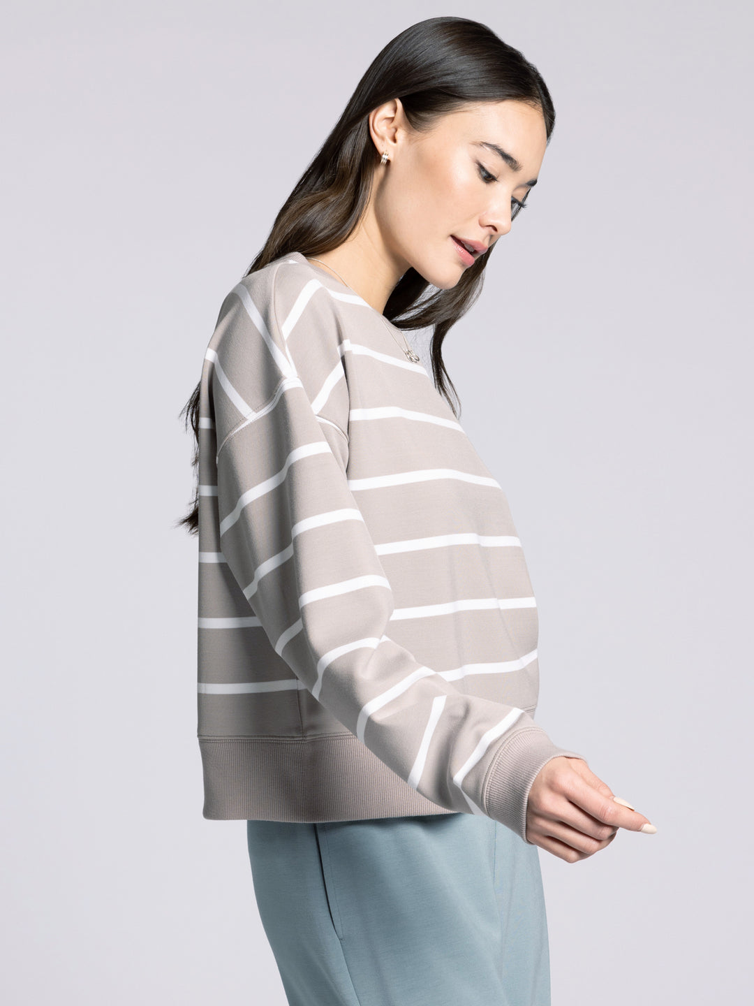 MUSHROOM STRIPE MARTINA TOP