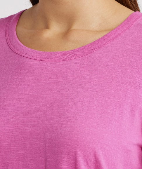 RASPBERRY LANIE LONG SLEEVE KNIT TOP
