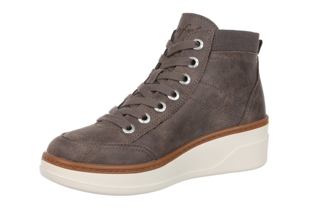 GREY CAMDEN WEDGE SNEAKER BOOT
