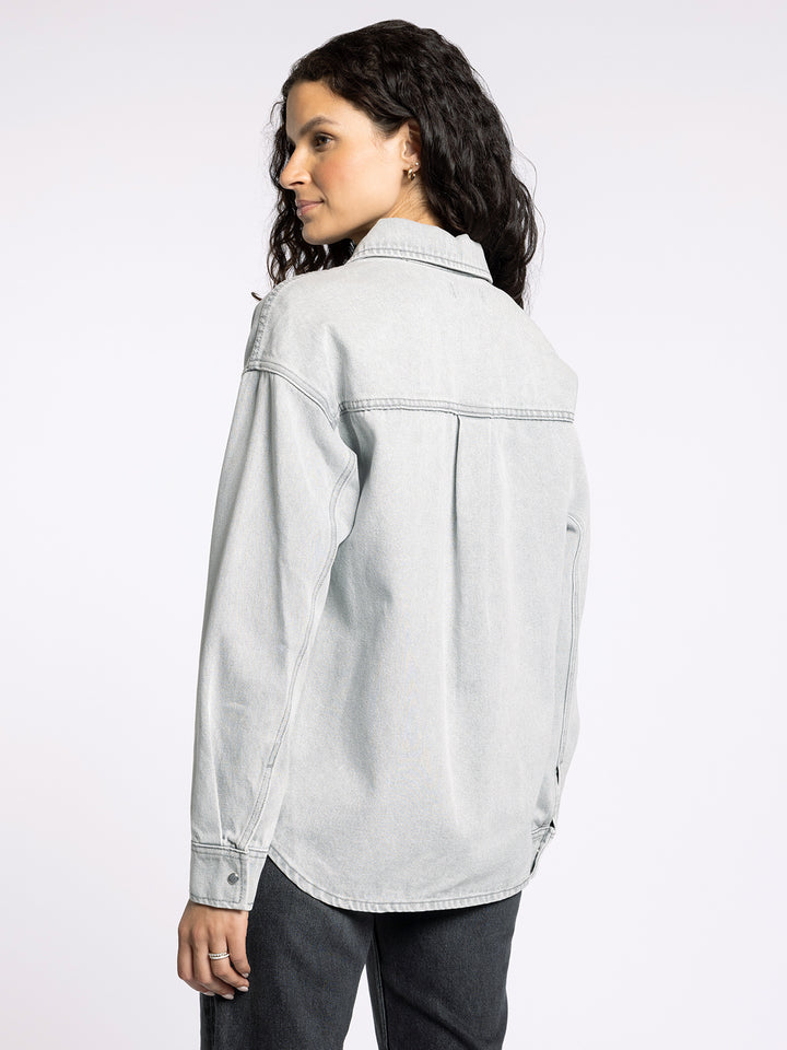 ETTA GREY WASH SHIRT