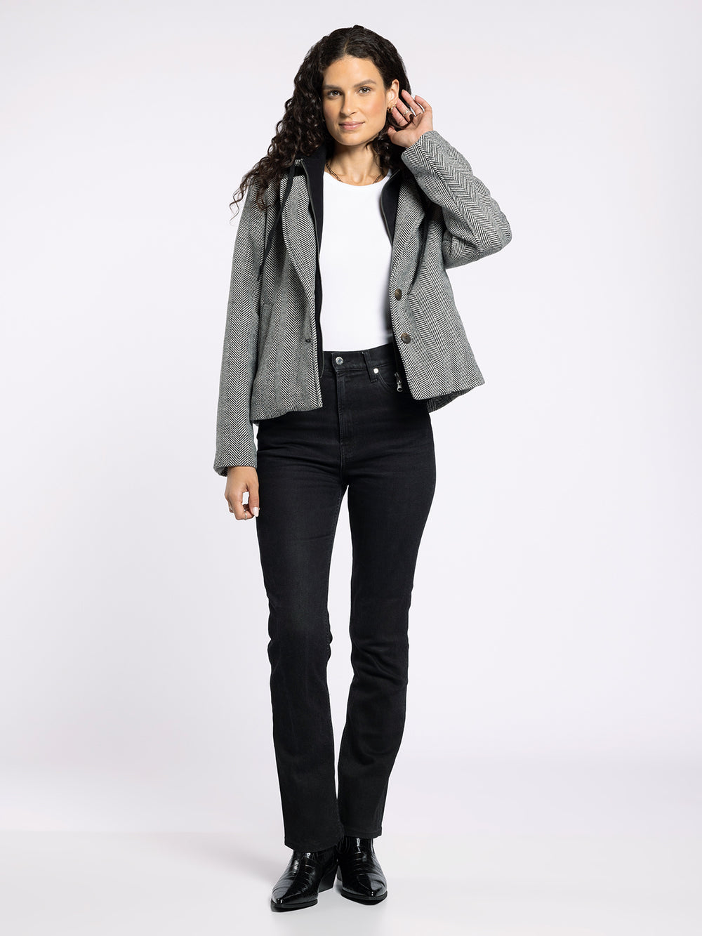 ALEJANDRA 2 BUTTON COAT
