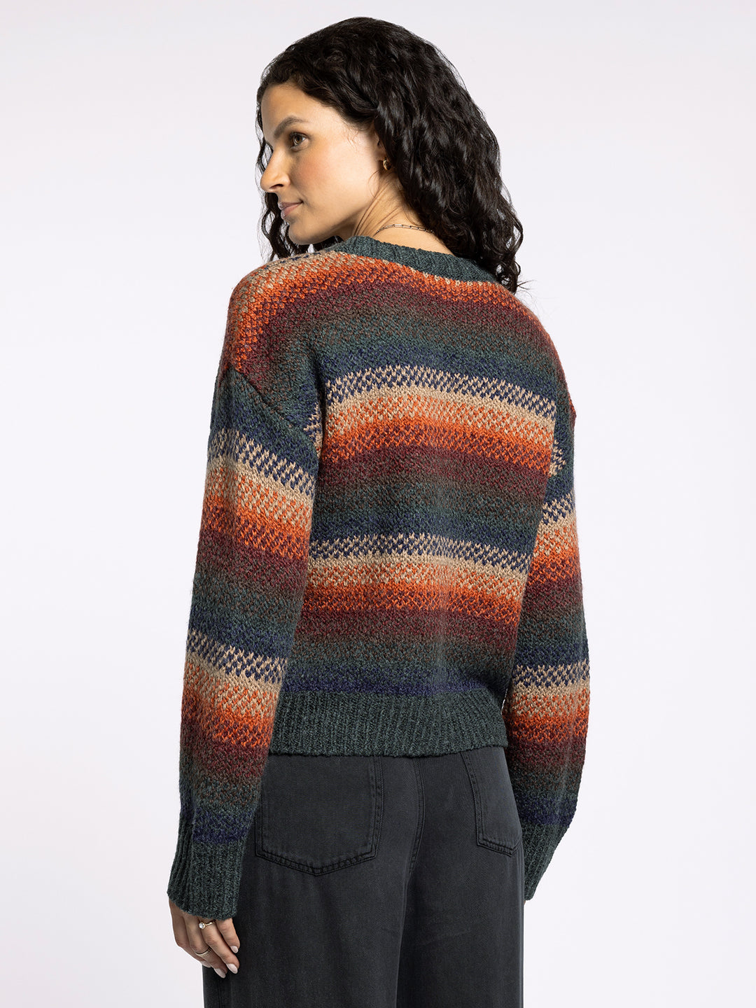 RENA OMBRE STRIPE SWEATER