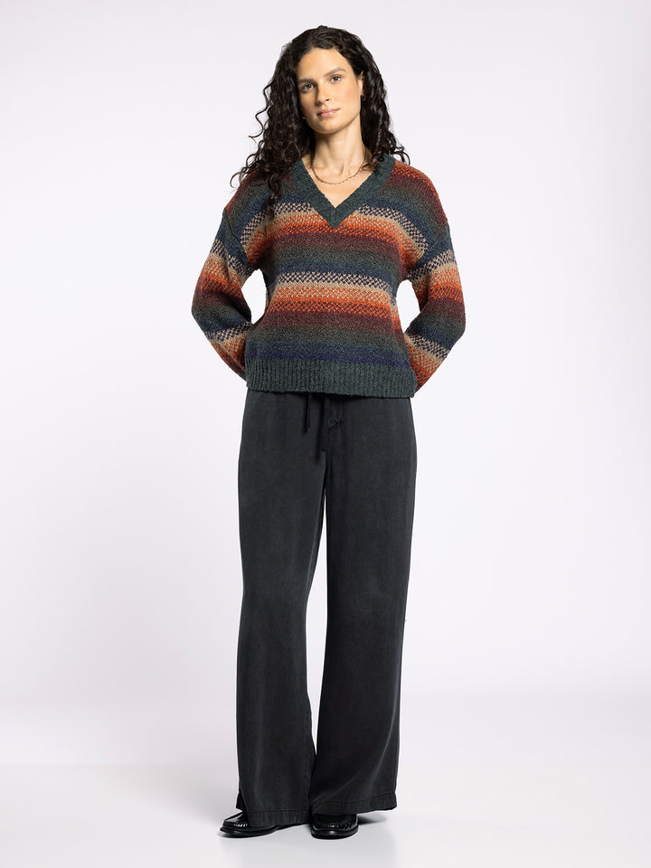 RENA OMBRE STRIPE SWEATER