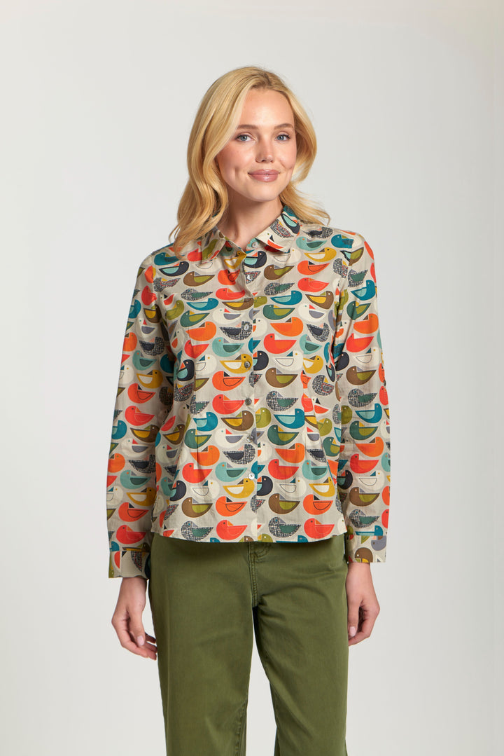 RETRO PEEPS CLASSIC POPLIN SHIRT