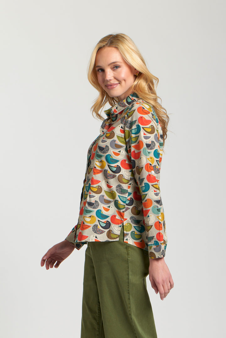 RETRO PEEPS CLASSIC POPLIN SHIRT