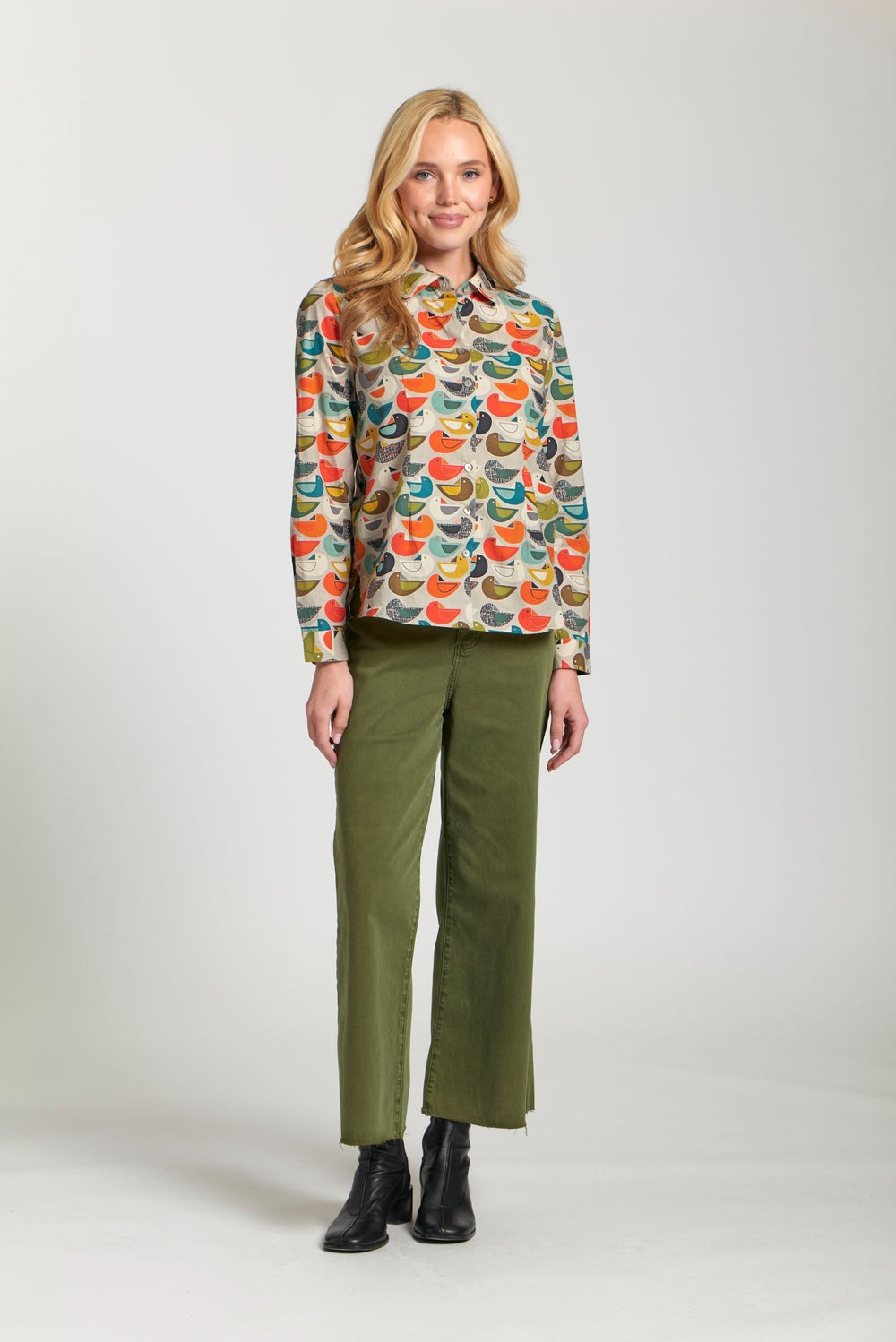 RETRO PEEPS CLASSIC POPLIN SHIRT
