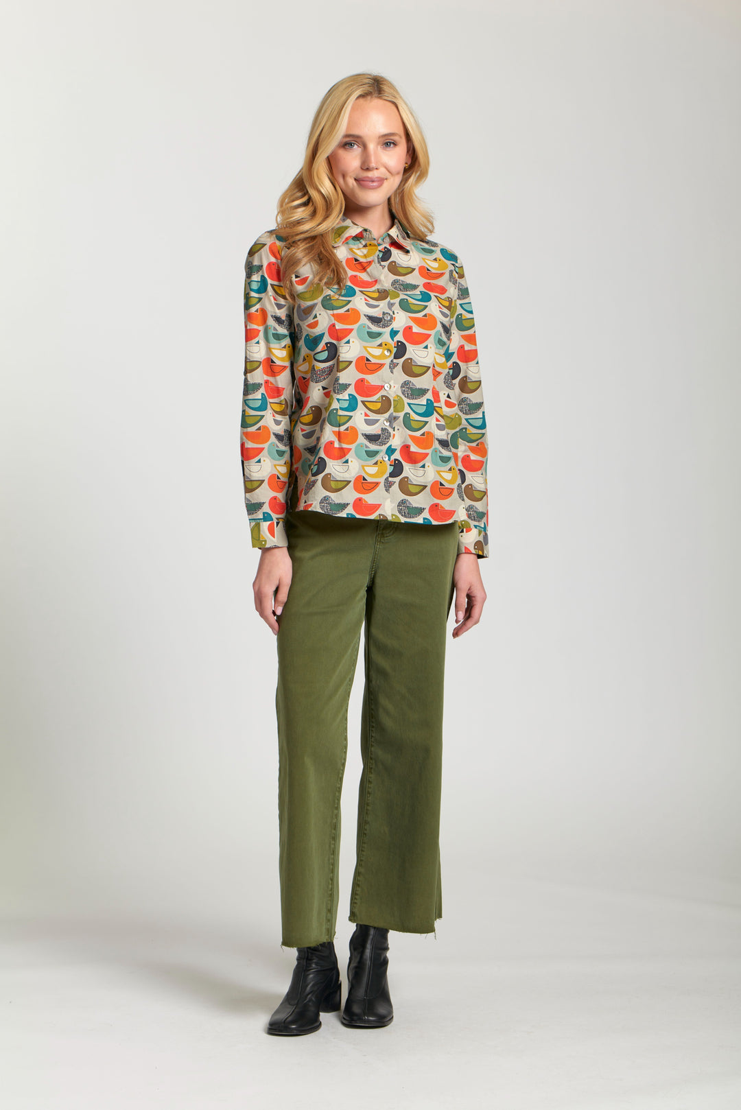 RETRO PEEPS CLASSIC POPLIN SHIRT