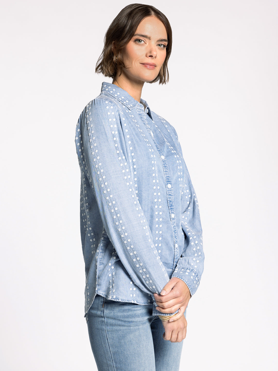 NATALIA DAISY STRIPE SHIRT