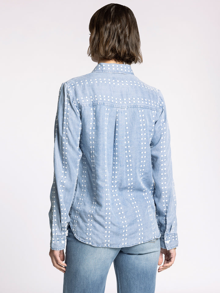 NATALIA DAISY STRIPE SHIRT
