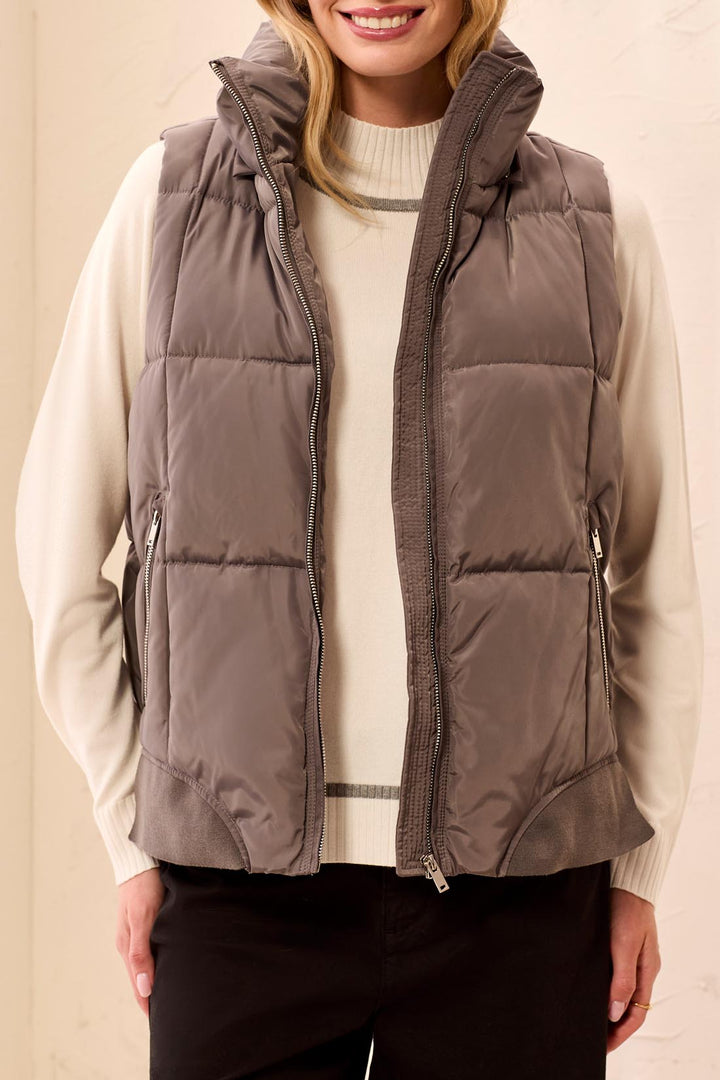 TORNADO HOODED QUILTED PUFFER VEST